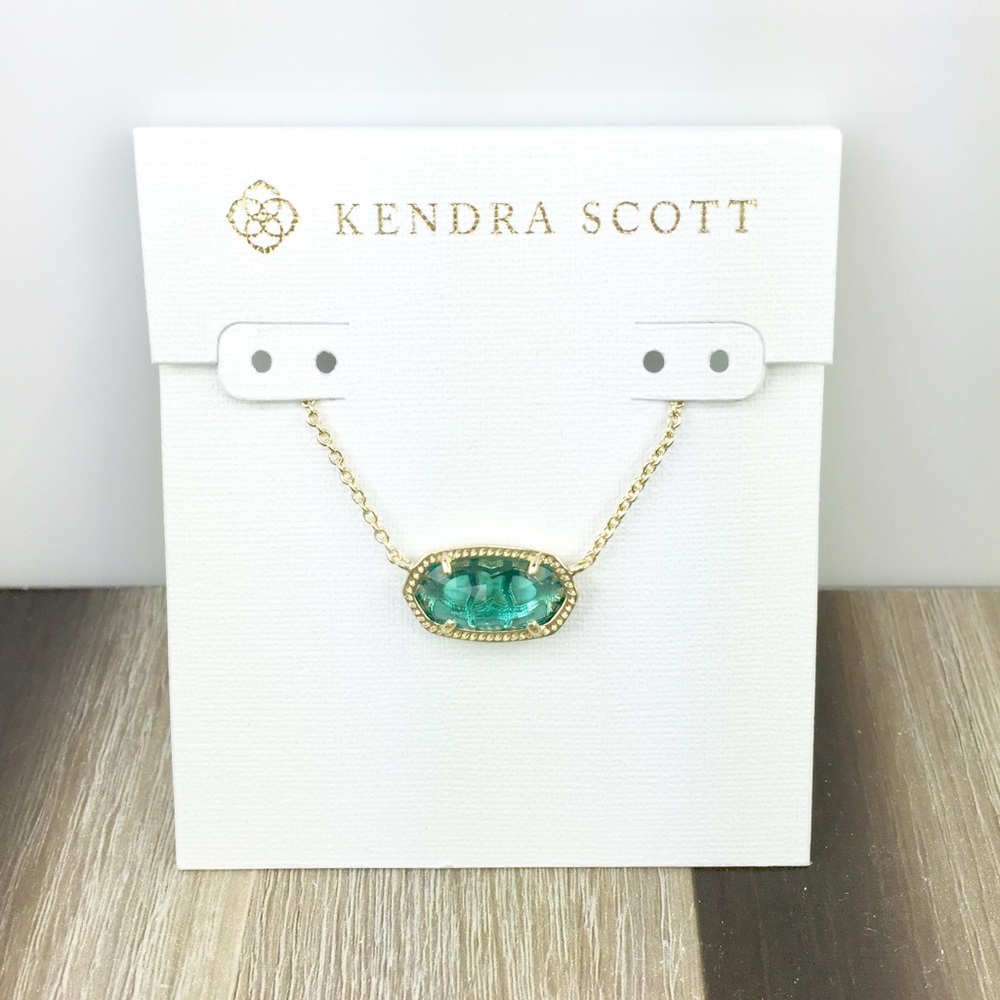 Kendra Scott Elisa London Blue gold necklace